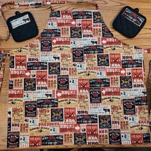 Handmade Vintage BBQ Apron
